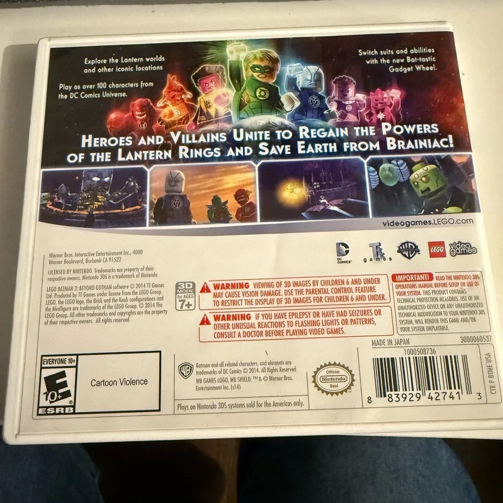 Nintendo 3DS LEGO Heroes and Villains Unite Game‎ Cartridge